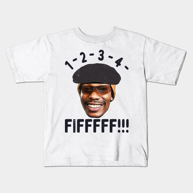 1-2-3-4-FIF Kids T-Shirt by darklordpug